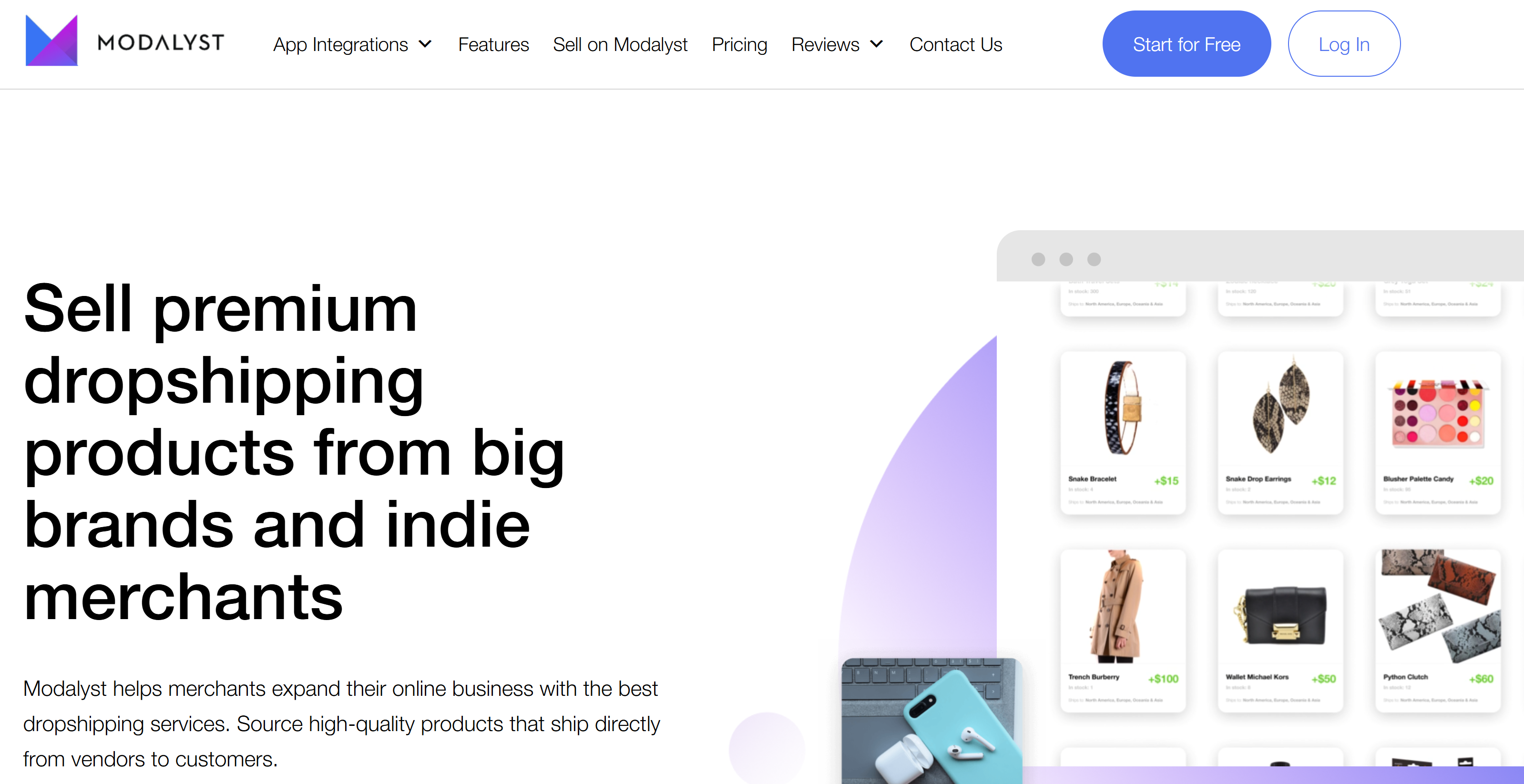 dropshipping shoes with sell the trend and modalyst