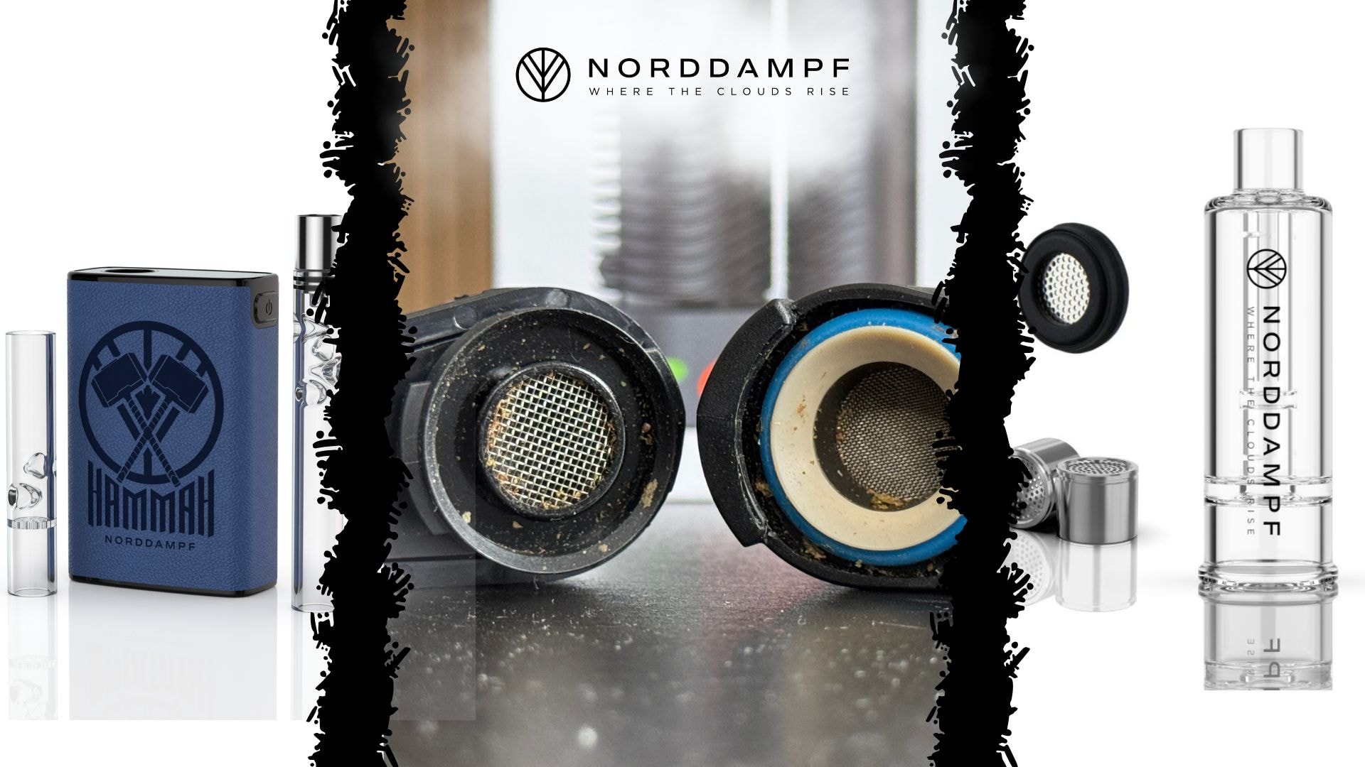 Norddampf Hammah Vaporizer mit Zubehör