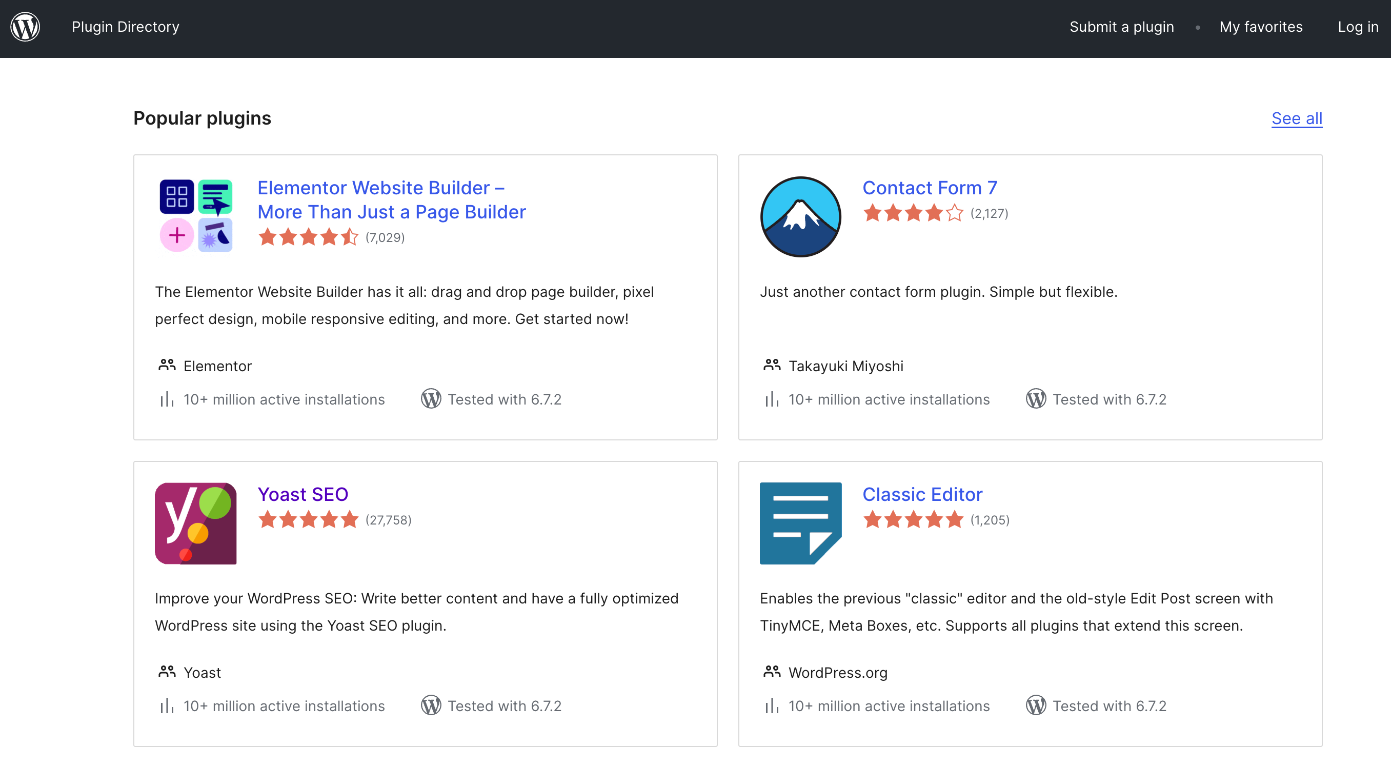 WordPress plugins