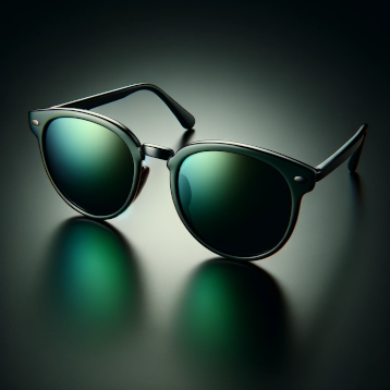 Zenni Mirror Tint - Sunglasses with Dark Green Mirror Tint