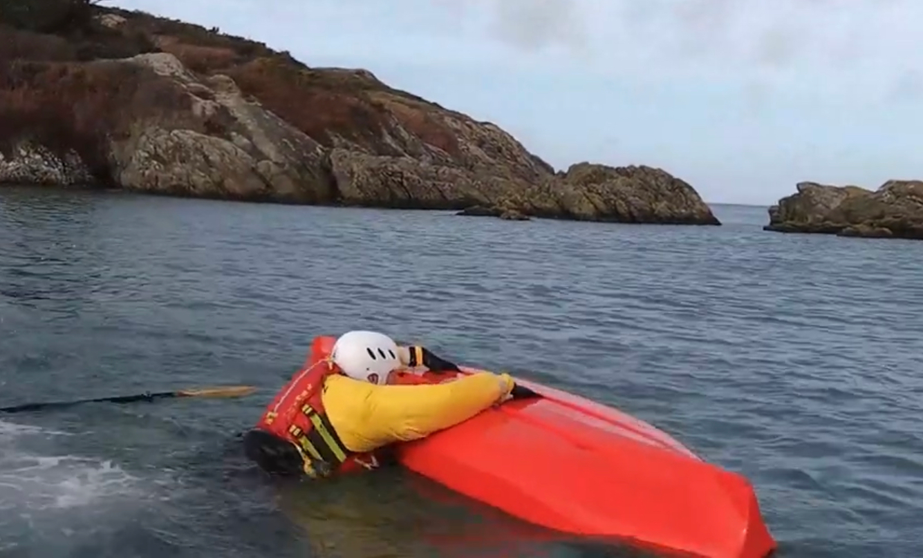 upside down kayak