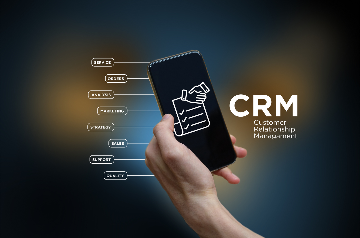 Photo 6. A mobile CRM is also useful for sales reps.