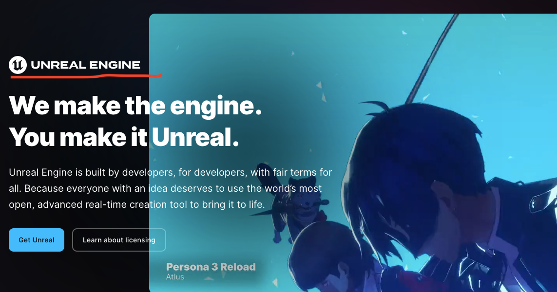 Unreal Engine to create content