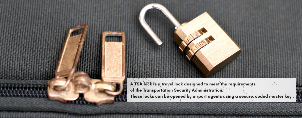 What is a TSA lock on luggage