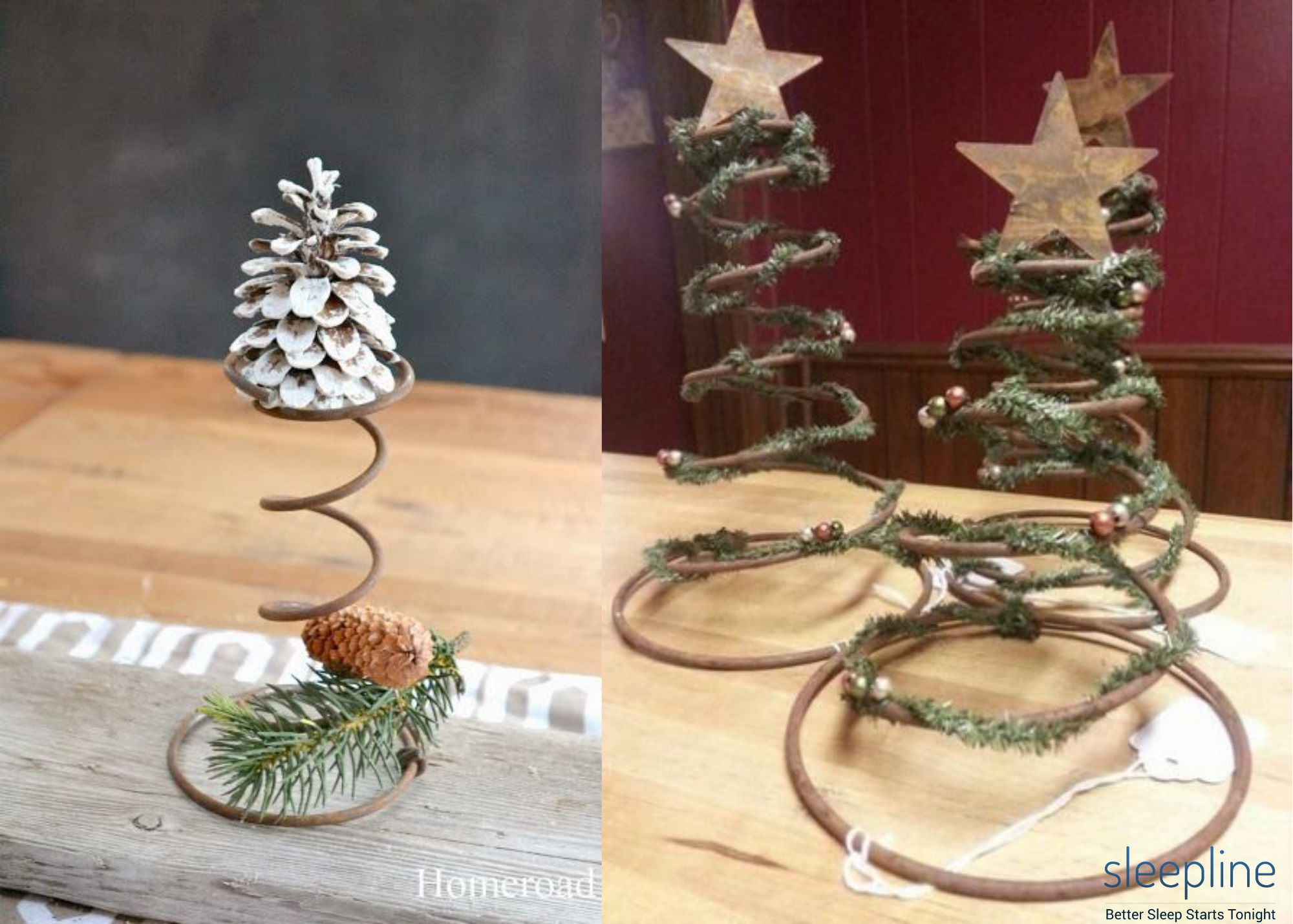 Decorative sculpture made out of repurposed mattress springs