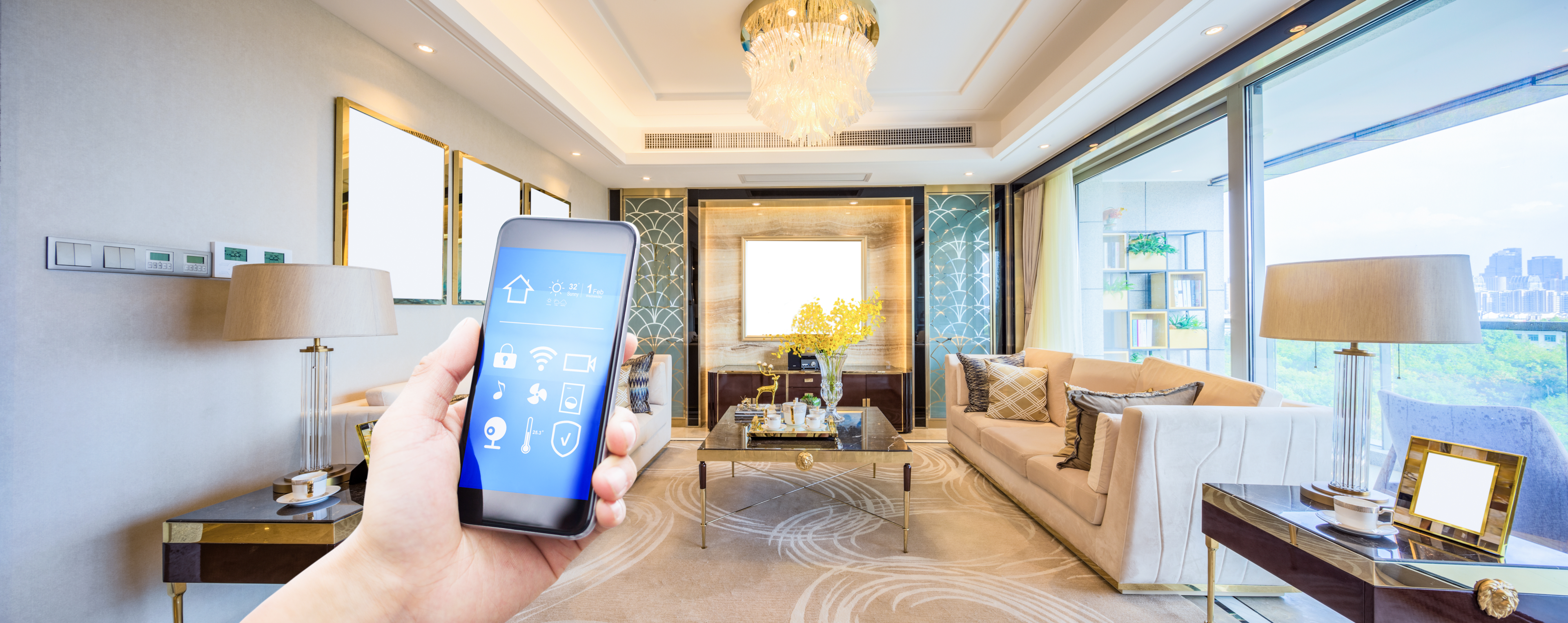 Domoticasysteem kan je eenvoudig je woning instellen en optimaliseren via je smartphone
