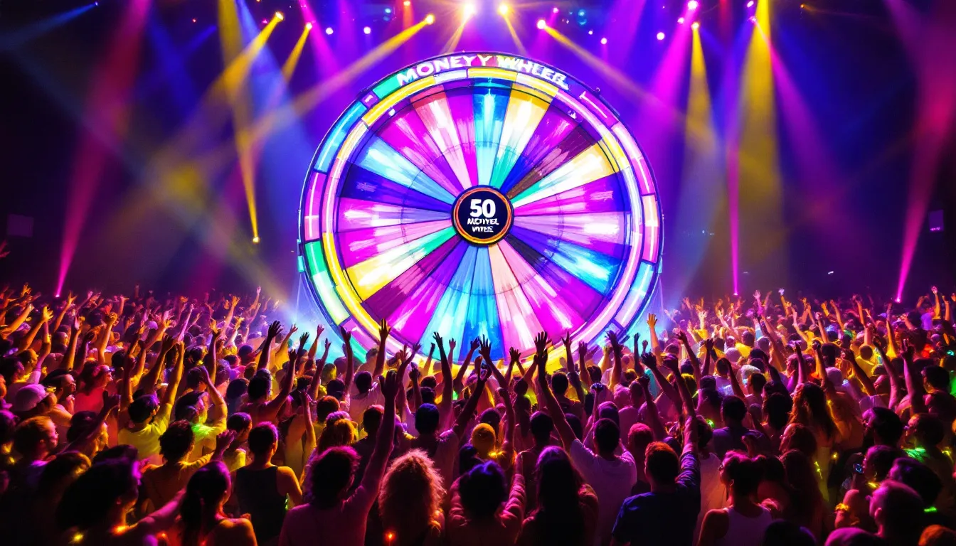 The Money Wheel in Crazy Time, a central feature of the game.