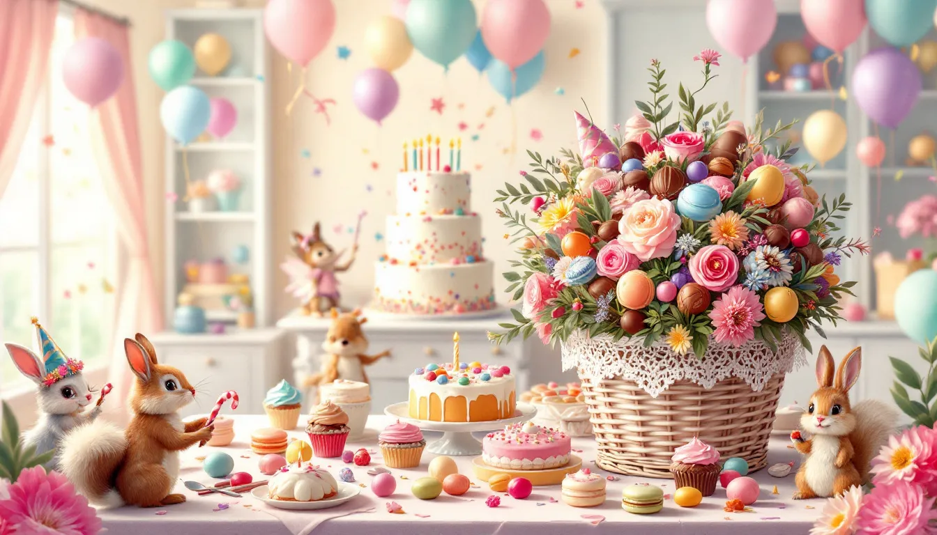 A delicious chocolate bouquet with sweet treats, perfect for any celebration.