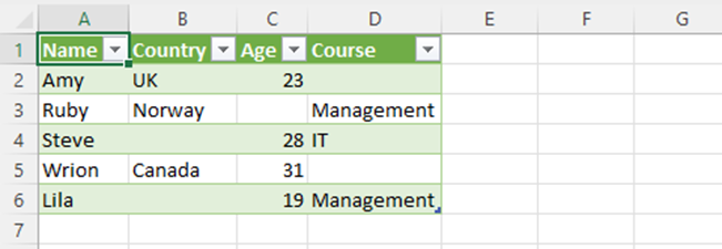 Use Power Query Editor to delete blank rows in Excel worksheets