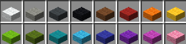 Crafting Recipes Table (Wool Stairs and Slabs) Minecraft 26.3