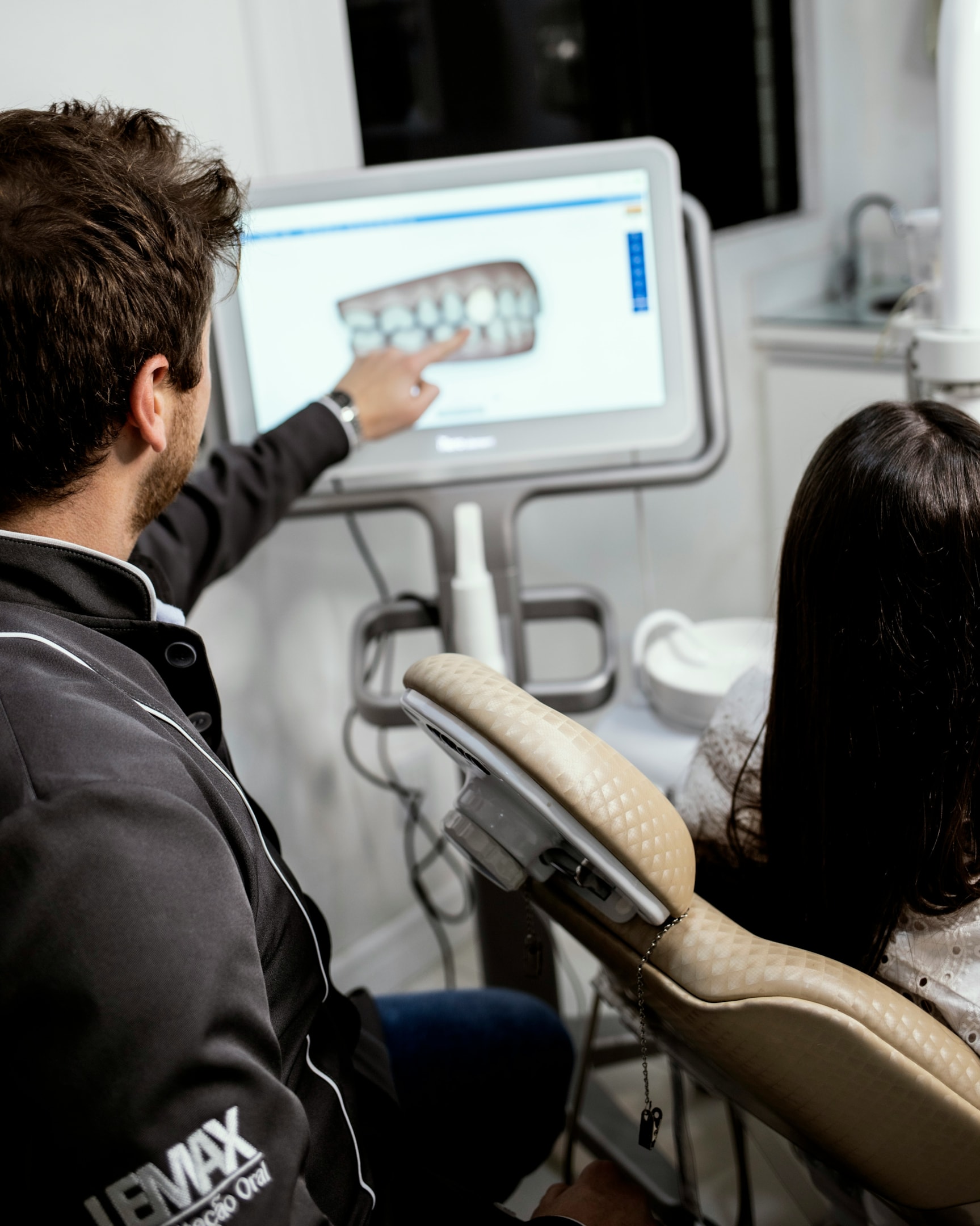 A patient receiving immediate load dental implants.