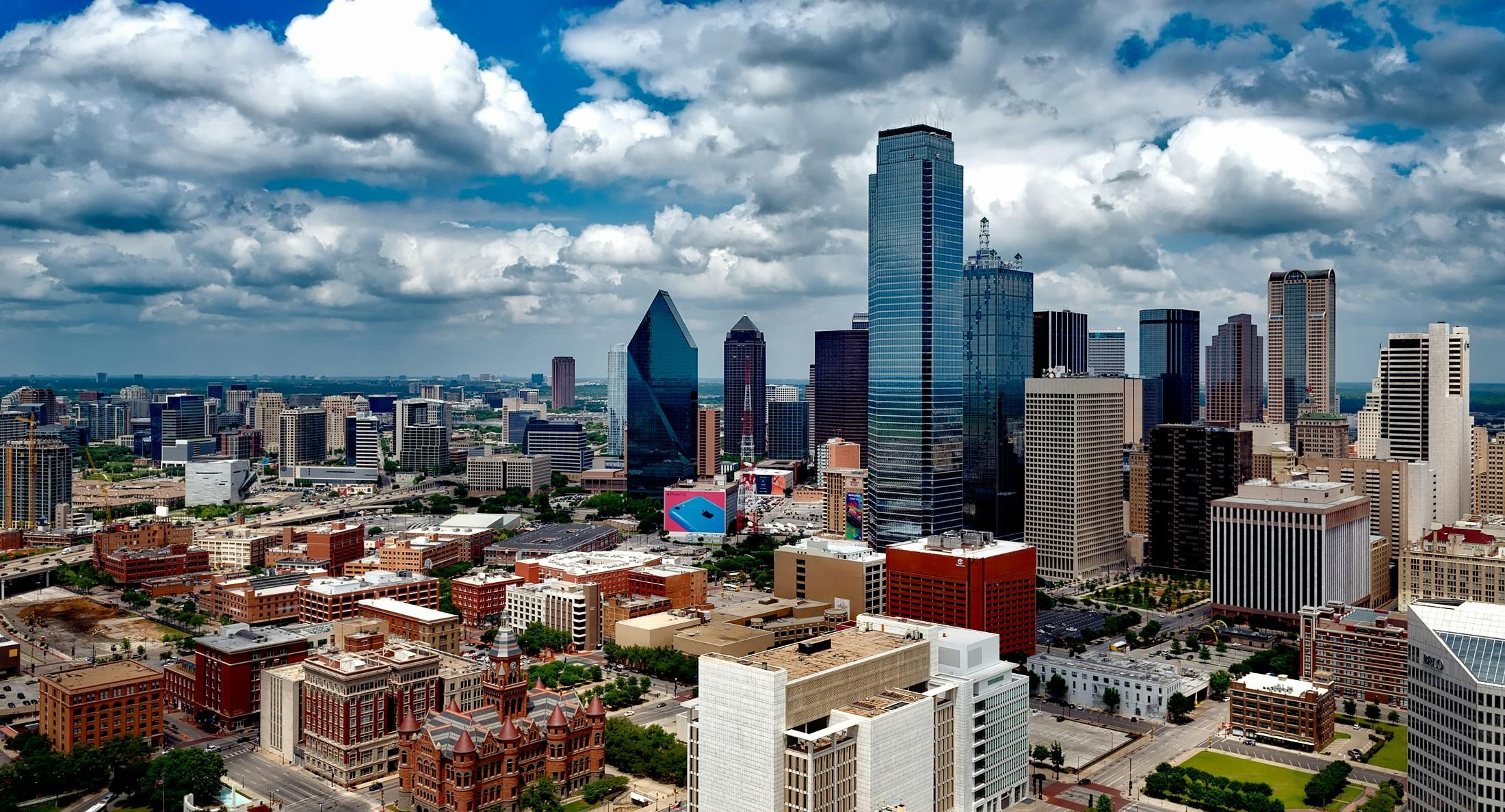 Skyline of Dallas, Texas. 