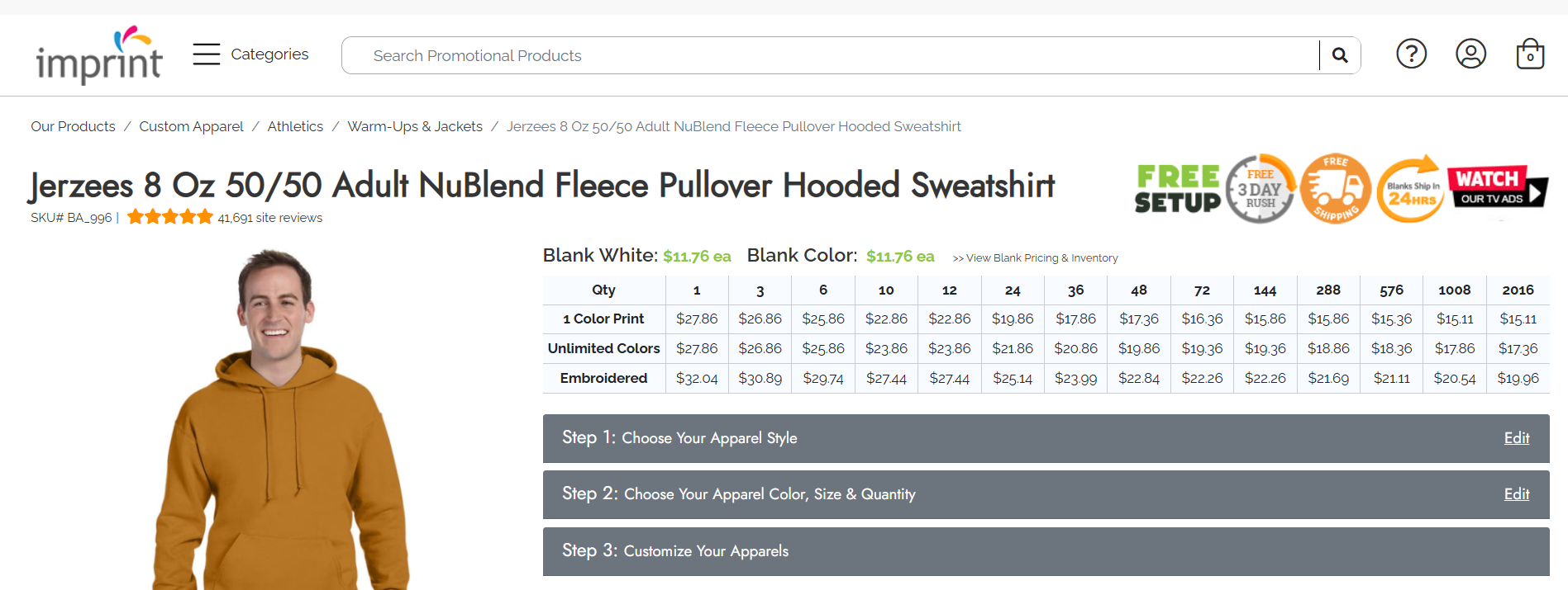 How to Place Your Order on Imprint