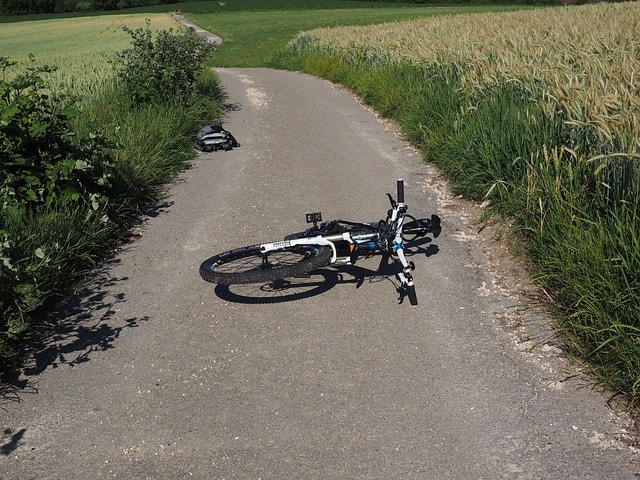 bicycle, accident, mountain bike