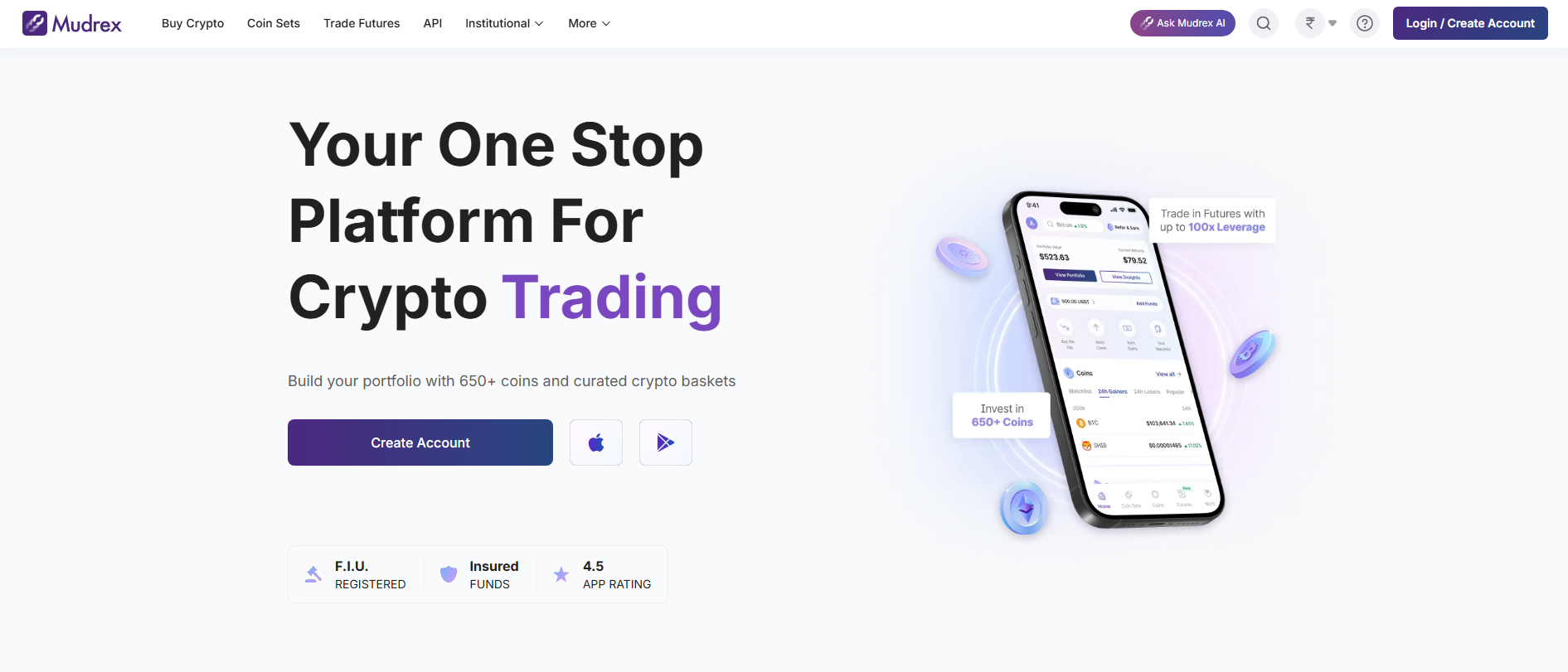 Mudrex - Best Crypto Exchanges in India