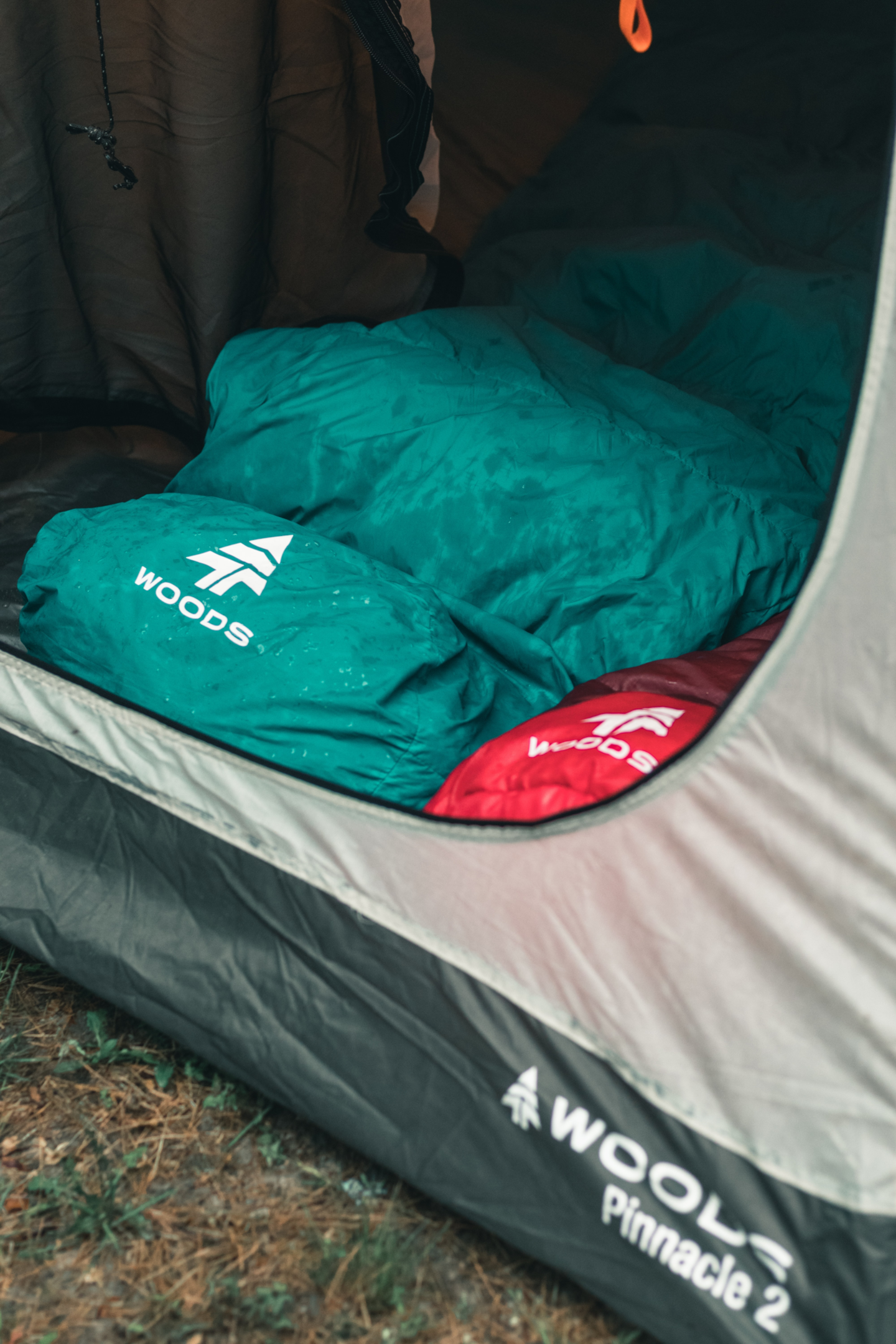 opening of a tent door