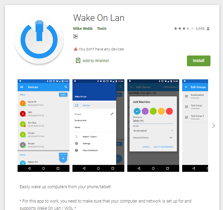 wake on lan app 