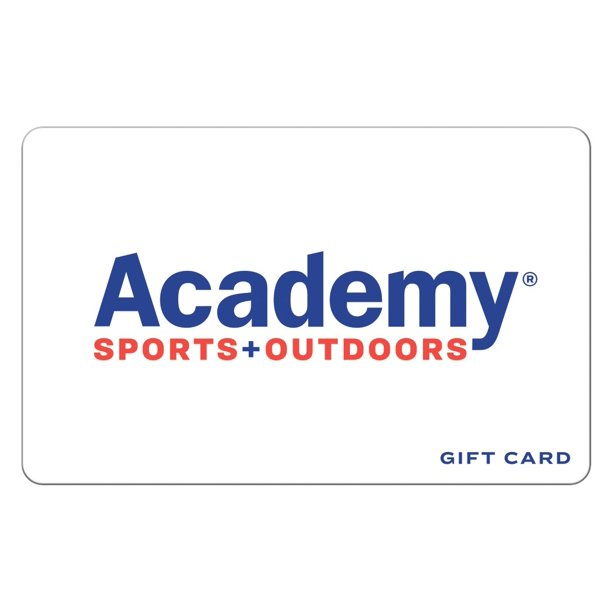 Academy Sports Gift cards are always popular senior football gifts.