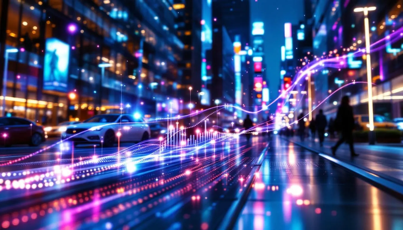 An image illustrating the analysis of footfall data.