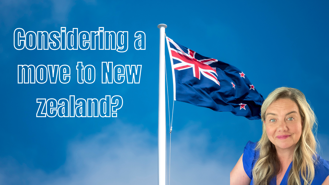 moving to new zealand with the new zealand flag