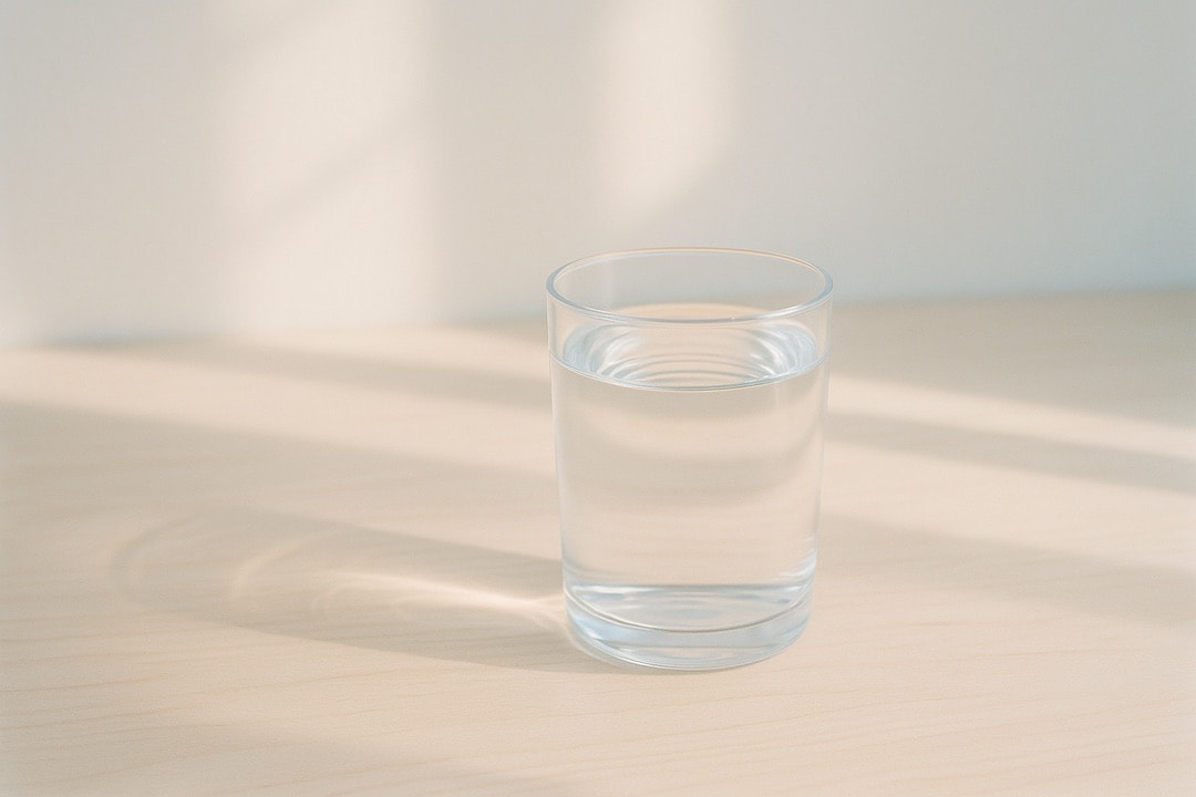healthy habit drinking water