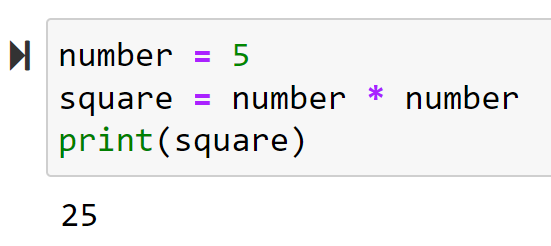 Output of squaring with simple multiplication