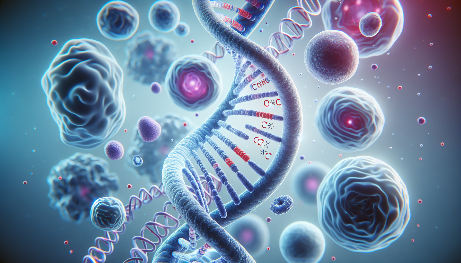 Illustration of DNA double helix
