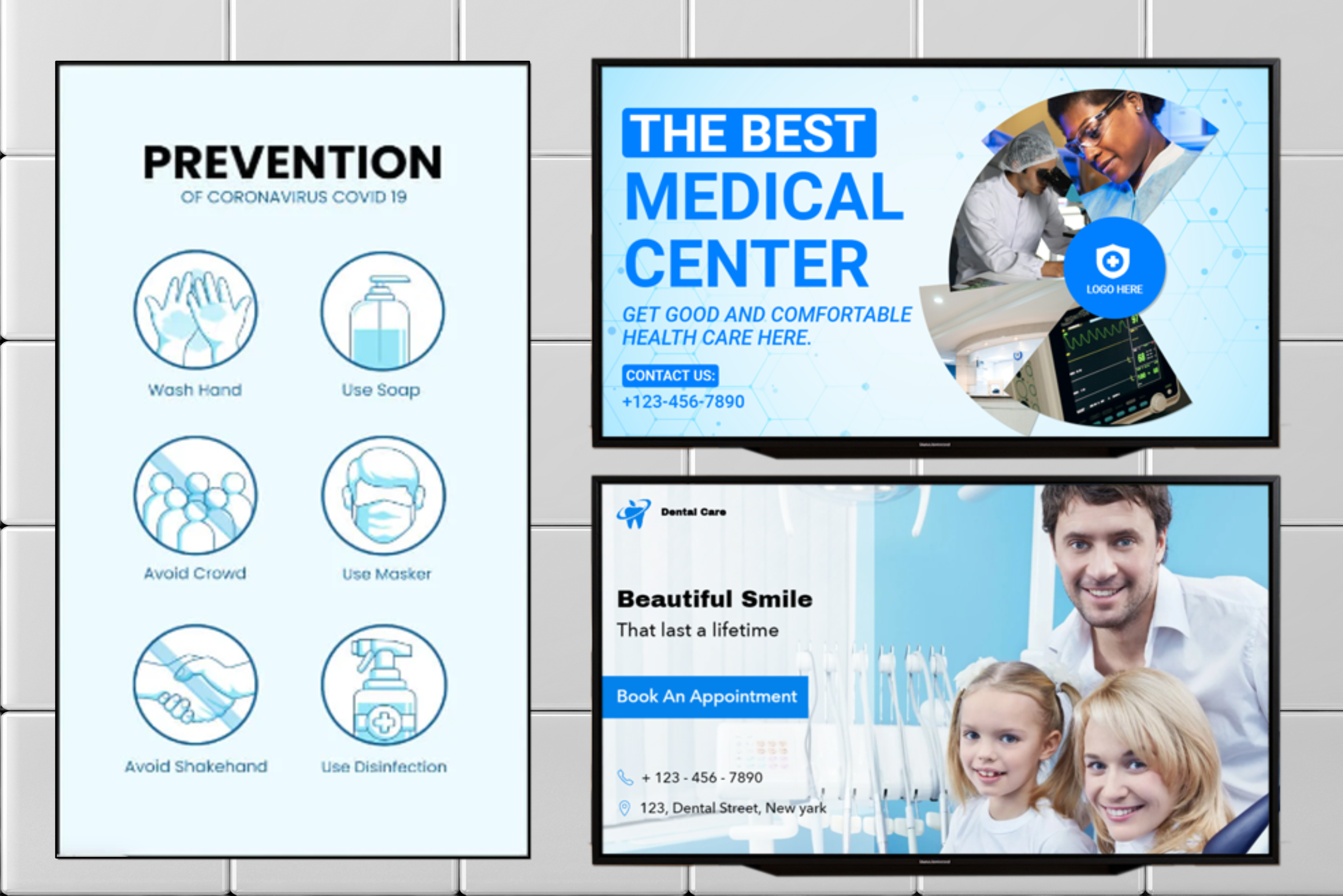 key applications of smart digital signage for healthcare facilities