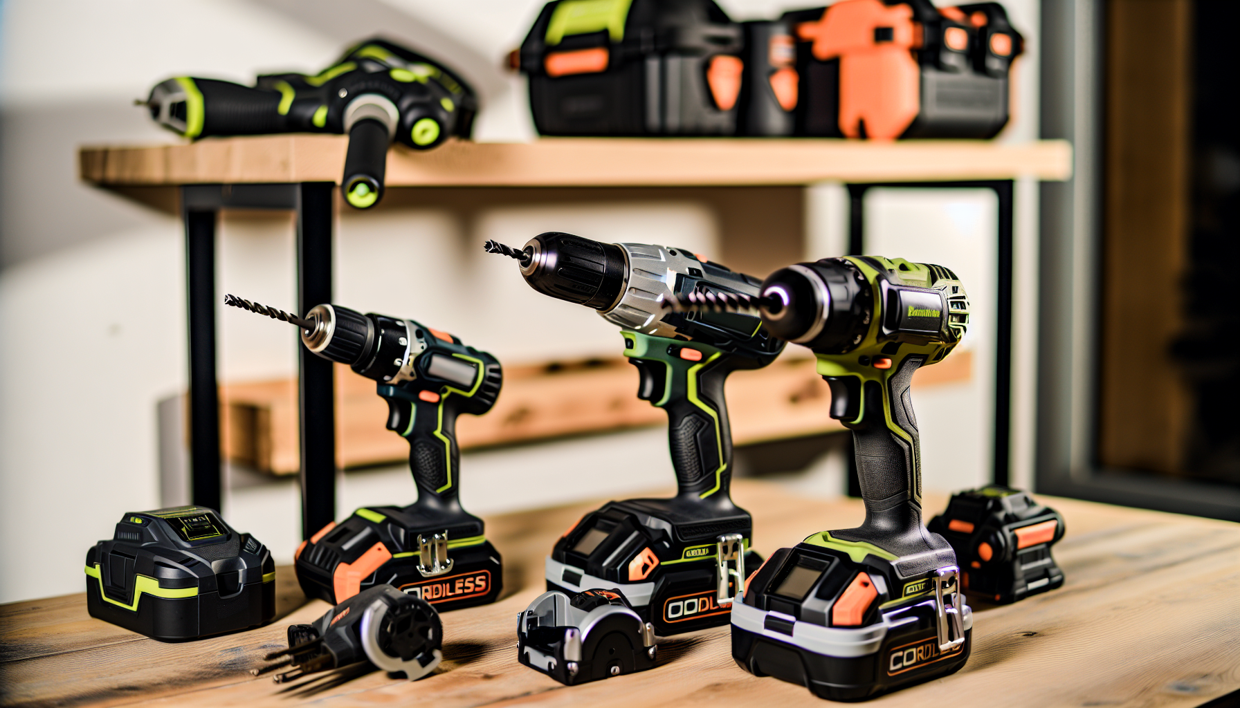 Cordless tools offering flexibility and convenience