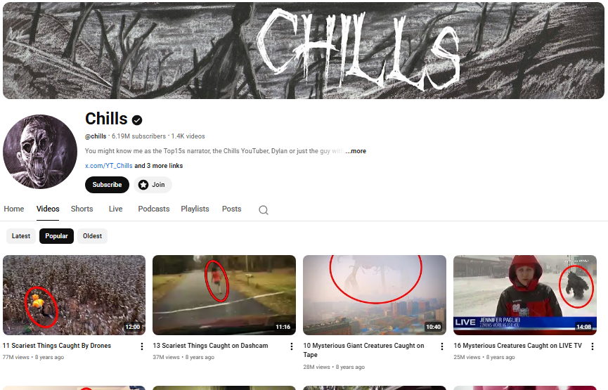 Chills YouTube channel.