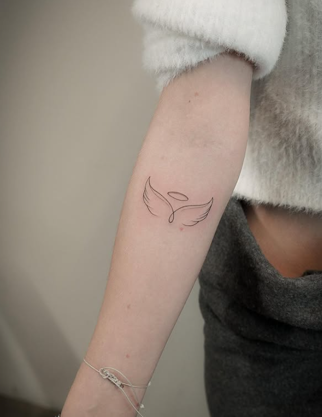 Engelsflügel Tattoo