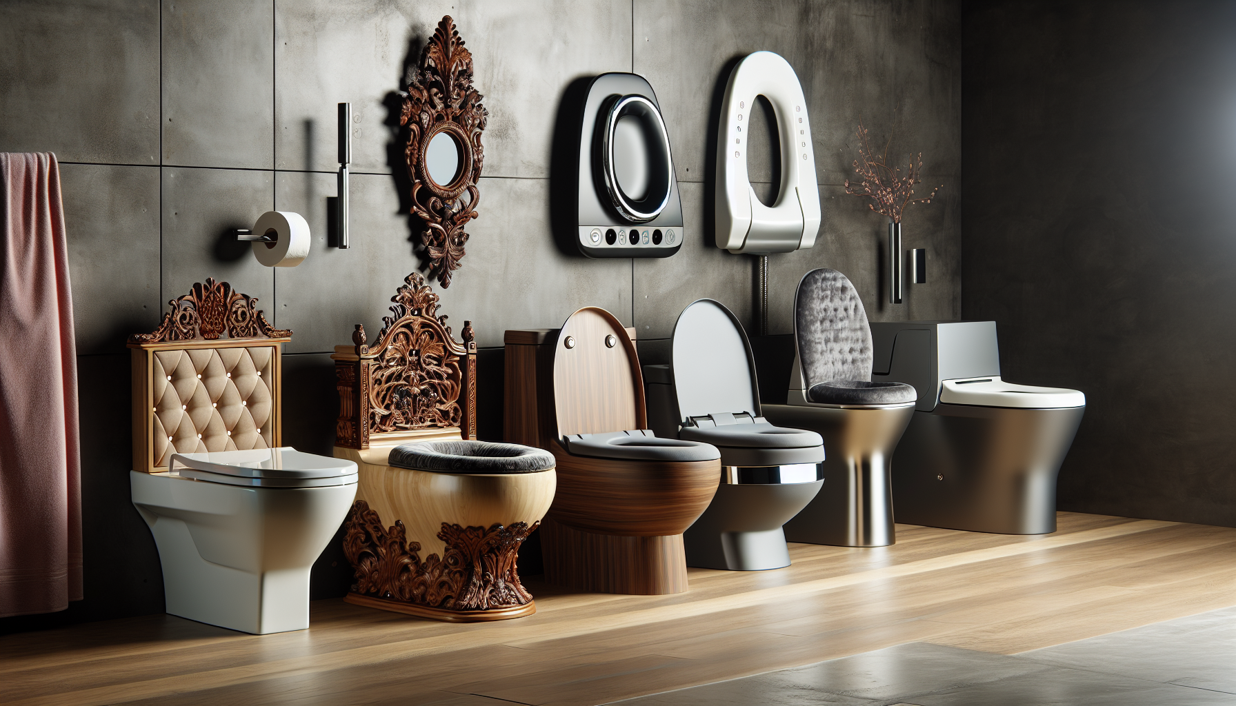 Various types of best toilet seats for different categories