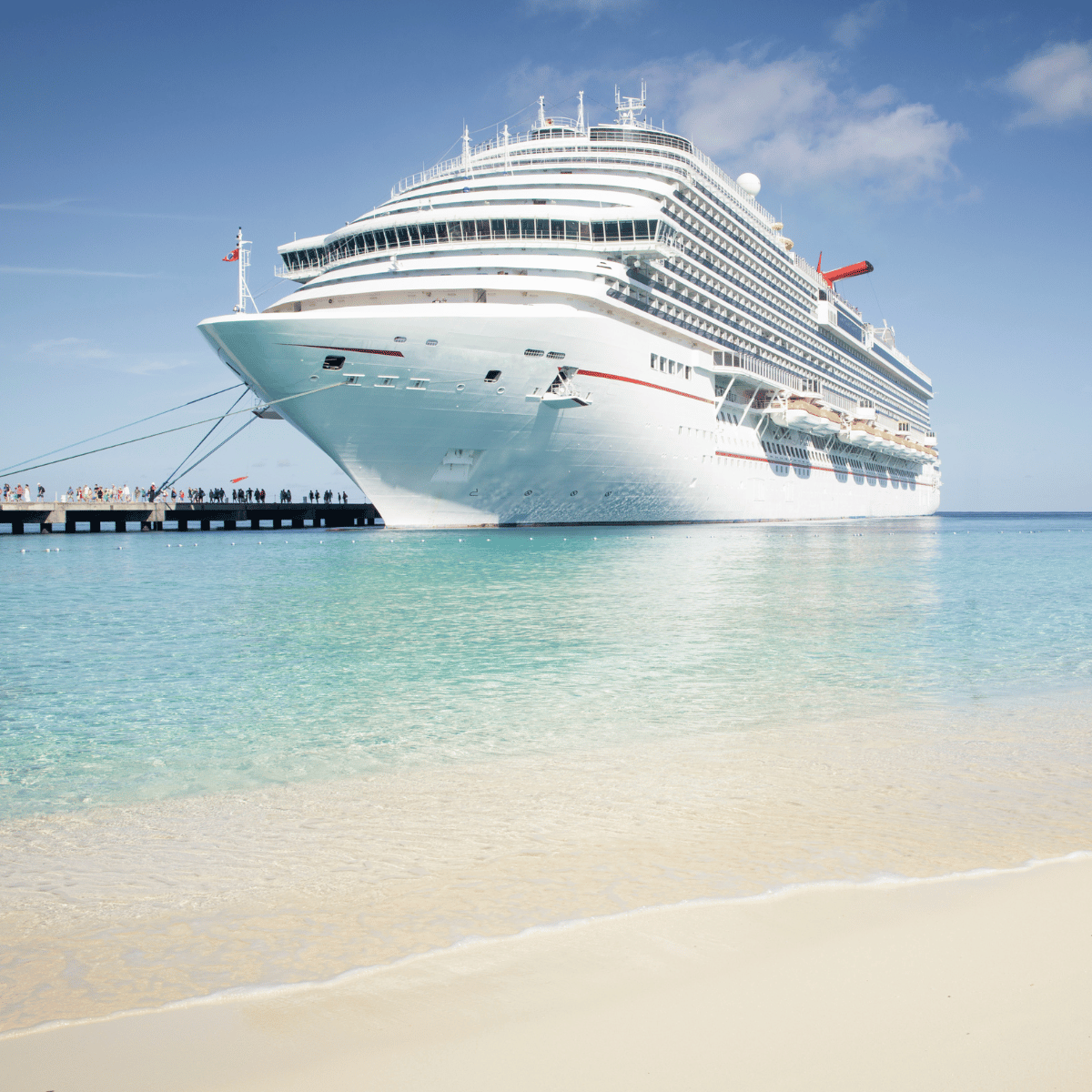 Carnival cruise at dock