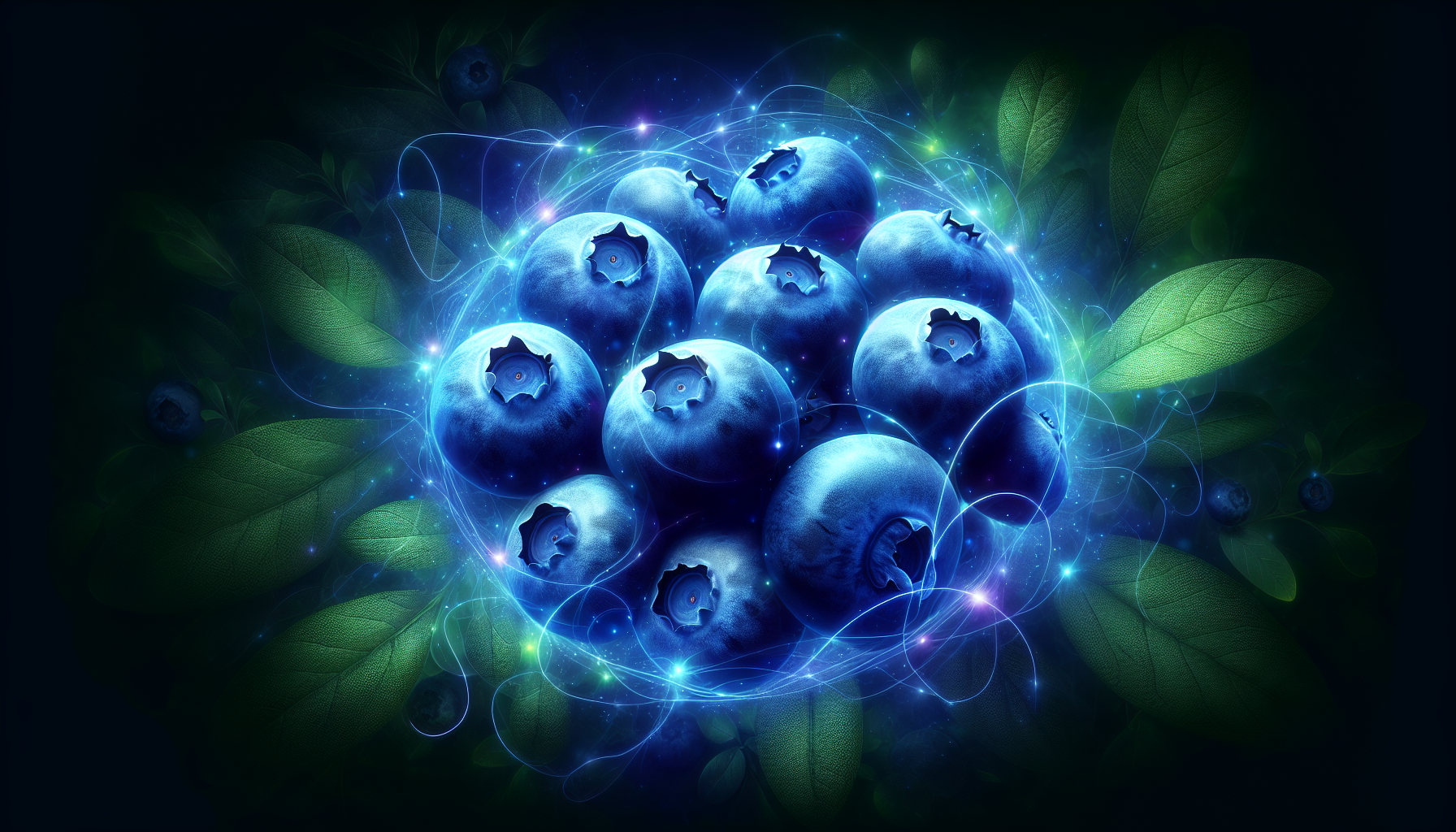 Antioxidant-rich blueberries