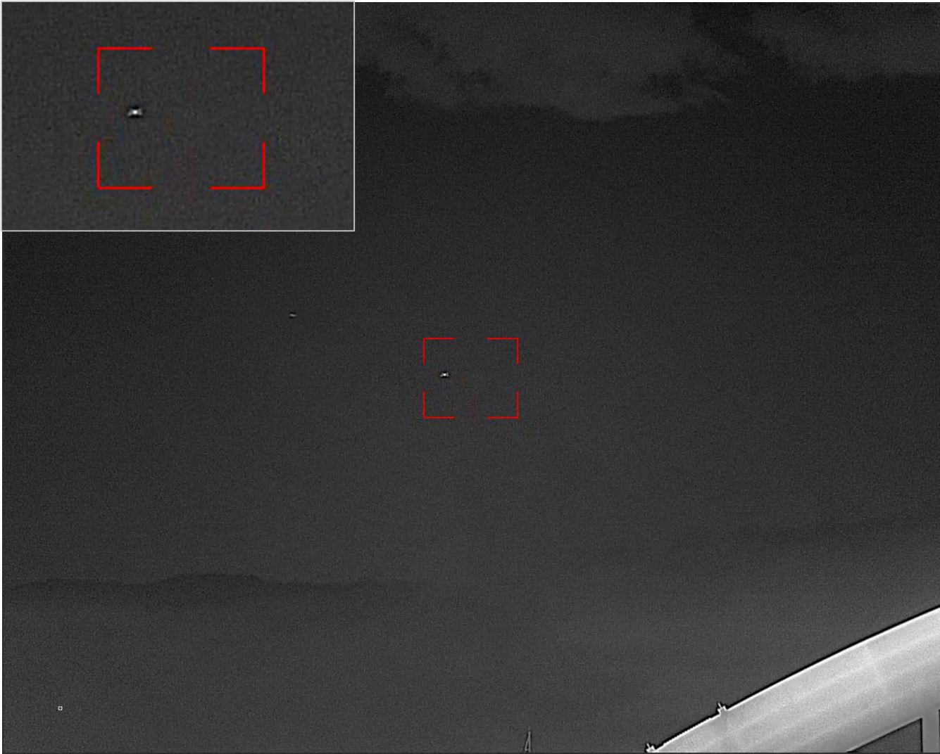 sUAS Being Automatically Tracked at ~ 2 Km
