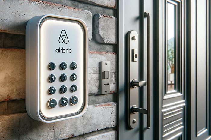 A smart lock for a self check-in