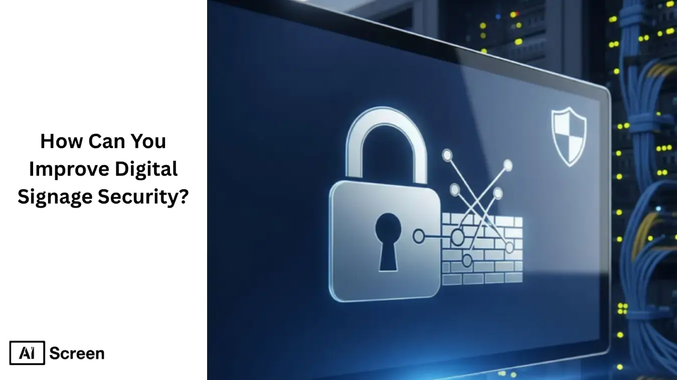 How Can You Improve Digital Signage Security? 1 digital signage security
