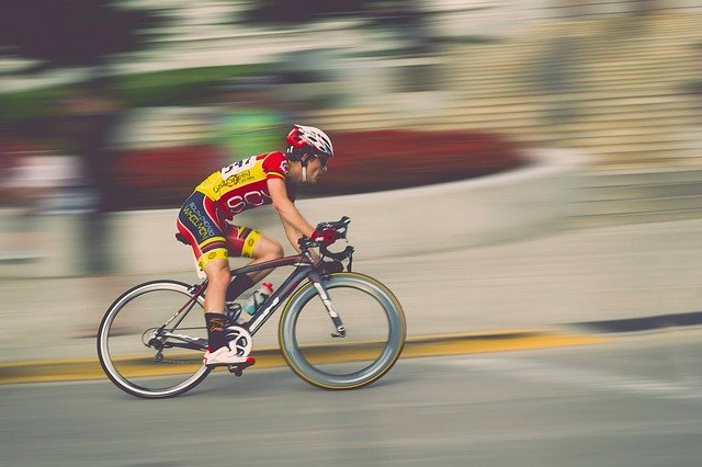 motion blur, cycling, bike