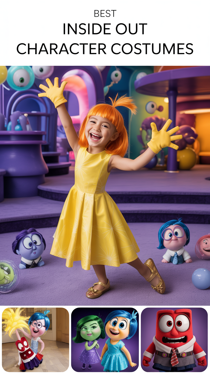 Don't wait, order your Inside out costume today ensuring you get your items ready in time for Halloween. Great for adults and kids alike