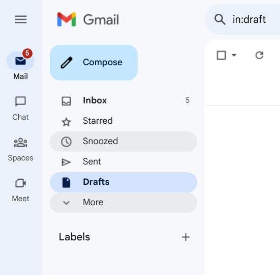 Meet in Gmail 