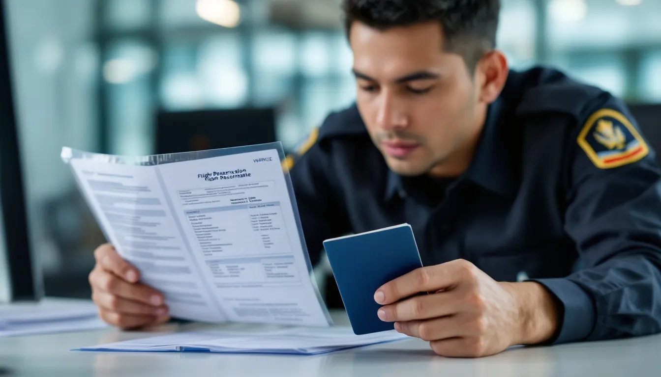 What officers look for in dummy ticket reservations