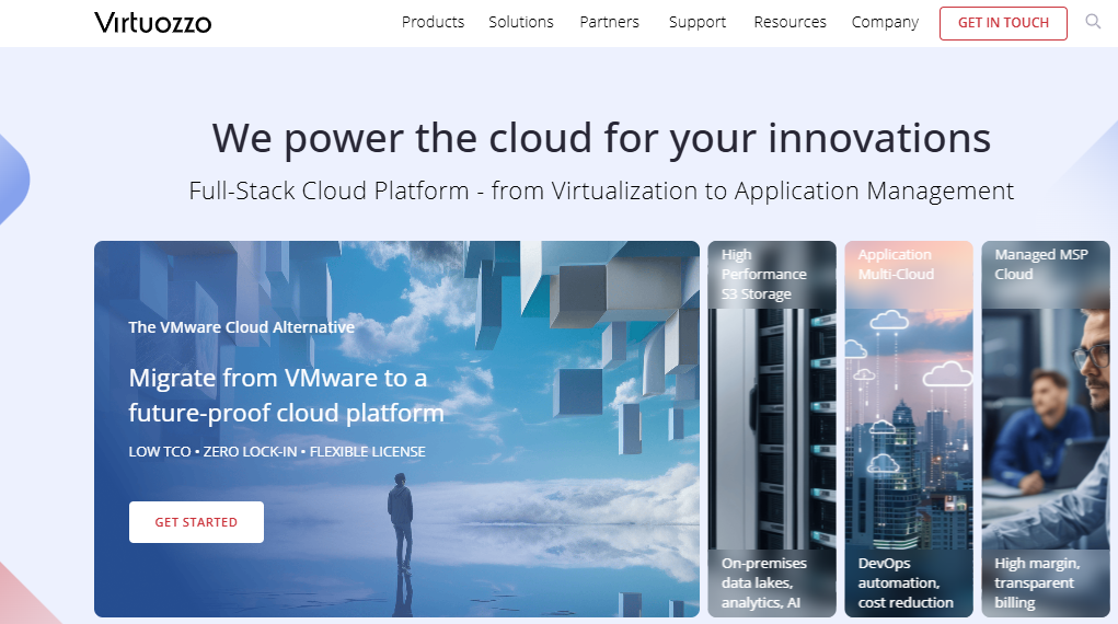 Virtuozzo virtualization platform