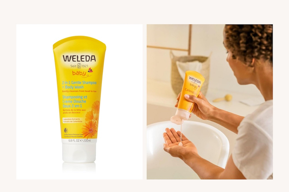 chemical free baby wash for kids and babies Weleda