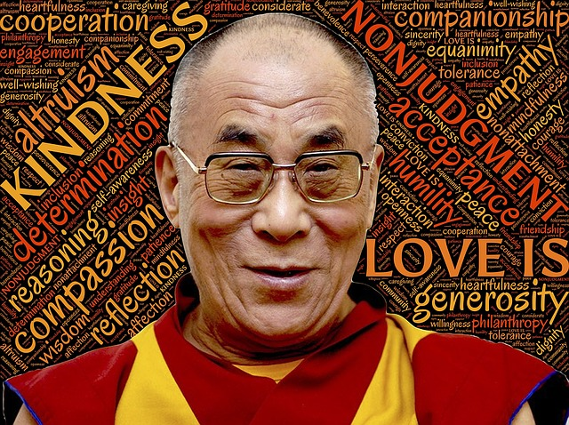 dalai lama, holiness, love