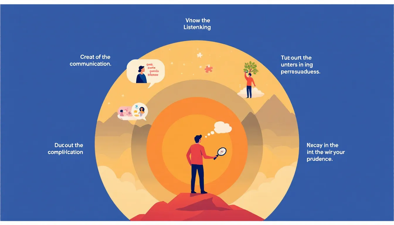 Illustration of the core elements of effective persuasion.