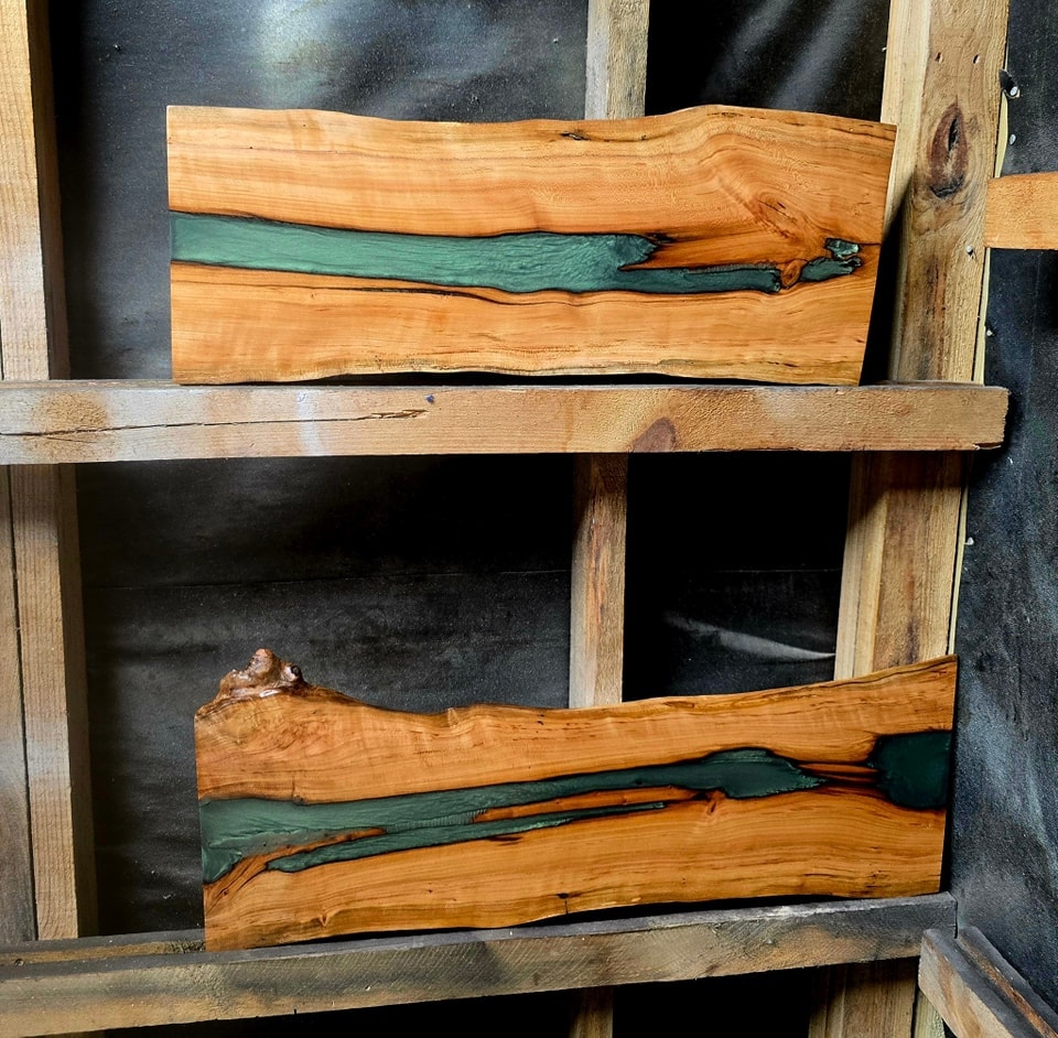Epoxy river boards, which often go viral on social media for their unique style.