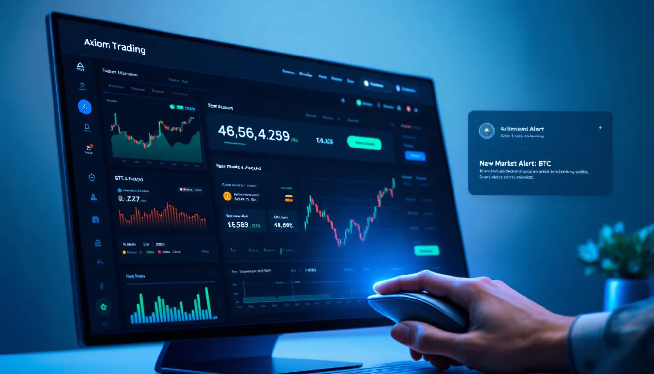 How Axiom Trading works, demonstrating the trading process.