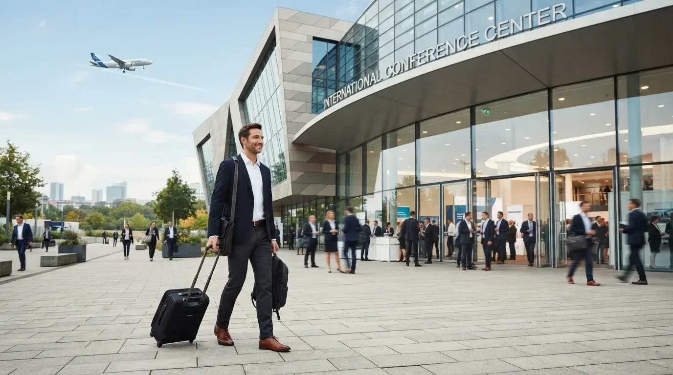 Professional business travel route planning for a dummy ticket application file