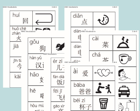 HSK 1 vocabulary flashcards