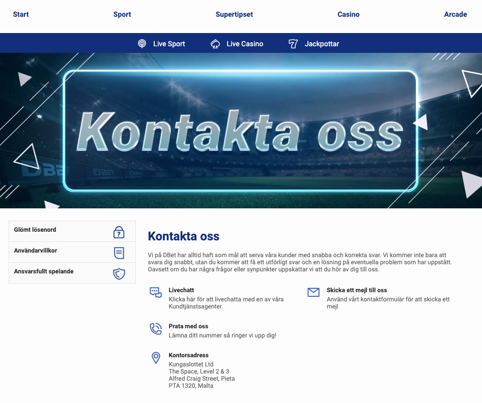 Support & kundtjänst